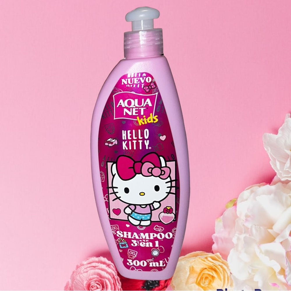 Aqua Net Hello Kitty Hair Cream with Glitter/ Shampoo 3 in 1